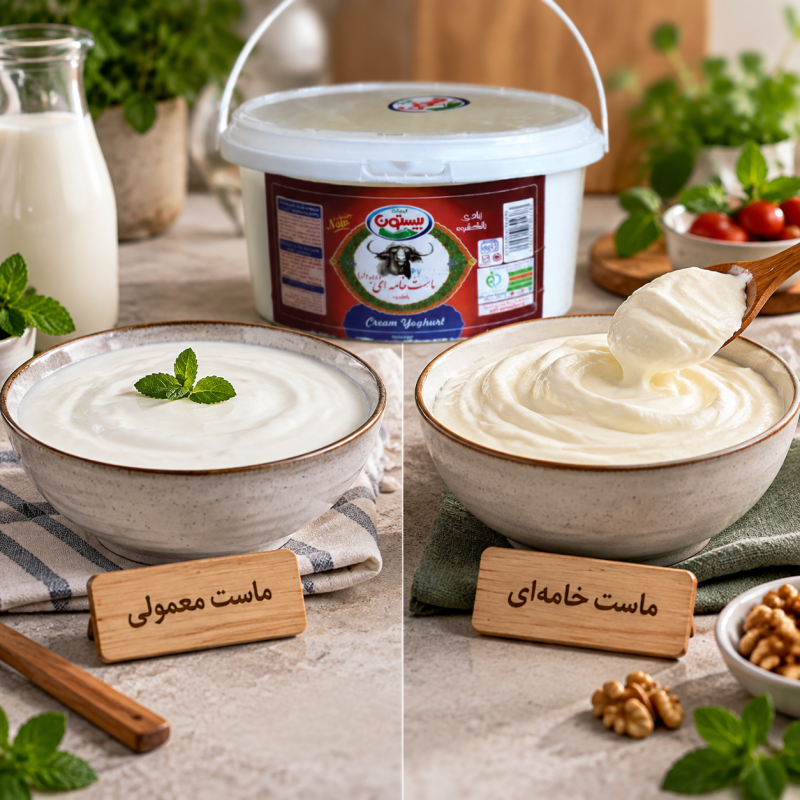 ماست خامه ای بیستون